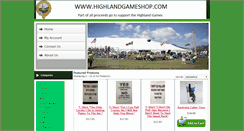 Desktop Screenshot of highlandgameshop.com